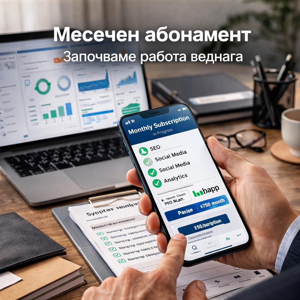 Месечен абонамент и постоянни консултации